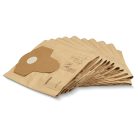 ParkSide PFT 20 A1 gyári 12 darabos papír porzsák PNTS 1300 / PWD 20 / PWD 12 száraz-nedves 12 / 20 literes porszívóhoz