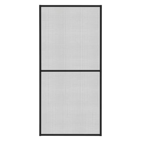 Livarno Home / My Living Style (Hecht) 100 x 210 cm ANTRACIT szürke (fekete) alu keretes szúnyogháló ajtóra, szúnyoghálós ajtó 210 x 100 cm