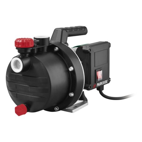 ParkSide PEGP 1100 B2 / PGPS 1100 B2 önfelszívós 1100W kerti Jet öntöző szivattyú 4 m tömlővel, szűrőkosárral és visszafolyásgátlóval (494356)
