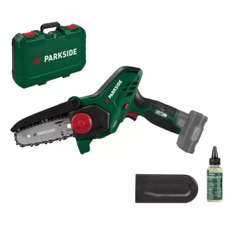 ParkSide PGHSA 12 D3 SOLO 12.7 cm 12V X12V akkus kézi fűrész, akkumulátoros mini láncfűrész, bokor- és cserjevágó, akku és töltő nélkül