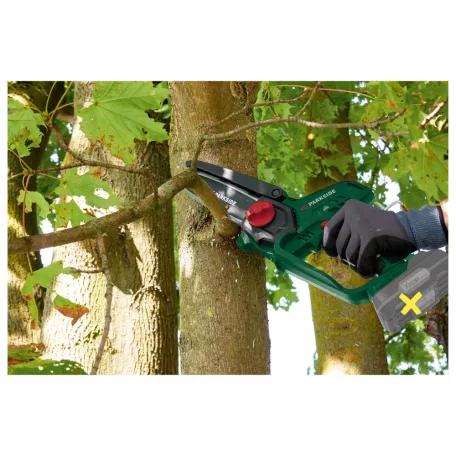 ParkSide PGHSA 20-Li B1 SOLO 16 cm 20V X20V akkus kézi fűrész, akkumulátoros mini láncfűrész, bokor- és cserjevágó, akku és töltő nélkül