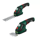 ParkSide PGSA 4 B3 / D5 ISIO SET 4V 2000 mAh akkus kézi sövényvágó és fűnyíró olló (80 mm fűnyíró kés és 120 mm bokorvágó)