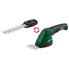 ParkSide PGSA 4 B3 / D5 ISIO SET 4V 2000 mAh akkus kézi sövényvágó és fűnyíró olló (80 mm fűnyíró kés és 120 mm bokorvágó)