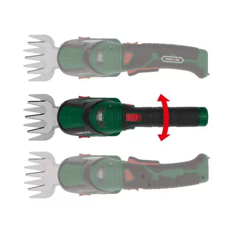 ParkSide PGSA 4 B3 ISIO SET 4V 2000 mAh akkus kézi sövényvágó és fűnyíró olló (80 mm fűnyíró kés és 120 mm bokorvágó)