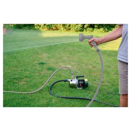 ParkSide PGPS 1100 B2 önfelszívós 1100W kerti Jet öntöző szivattyú 4 m tömlővel, szűrőkosárral és visszafolyásgátlóval