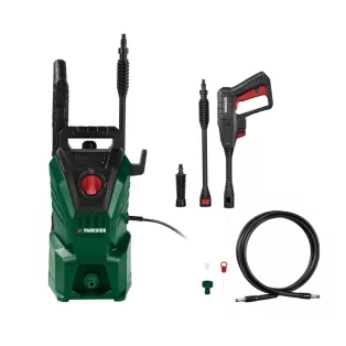  ParkSide PHD 110 H3 (Grizzly) kompakt 1400W 110 bar magasnyomású mosó, sterimo 3 méter magasnyomású tömlővel, 360 liter / óra vízszállítással