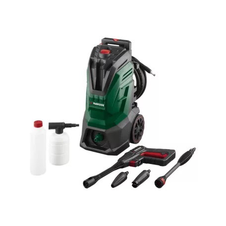 ParkSide PHD 135 H7 (Grizzly) 1800W 135 bar fém szivattyús magasnyomású mosó, sterimo, szennymaró és habosító fúvókával