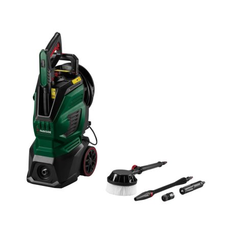 ParkSide PHD 170 D2 2400W 170 bar fém szivattyús, önfelszívós magasnyomású mosó, sterimo körkefével, szennymaróval, és ajándék samponnal