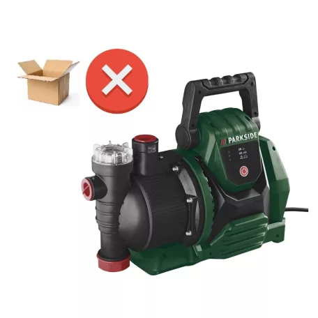 HIBÁS, használt ParkSide PHGA 1000 A1 House & Garden Water Pump 1000W 3300 L/h házi és kerti vízellátó, öntöző automata, JET szivattyú, csomagolás nélkül