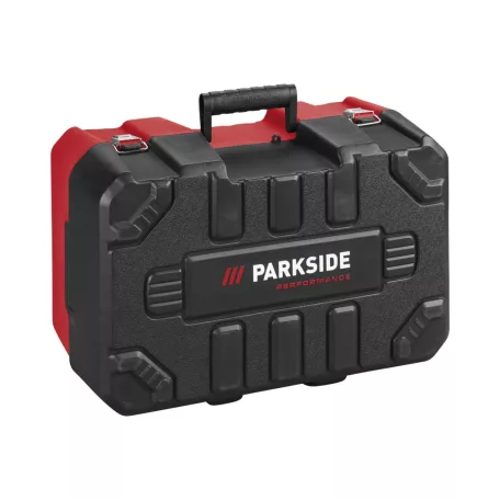 BONTOTT, ÉRTÉKCSÖKKENT ParkSide Performance PHKSAP 12 A1 SOLO X12V Brushless prémium akkus kézi körfűrész 140 mm fűrészlappal, akku és töltő nélkül, kofferben, kefementes motorral, SÉRÜLT KOFFERBEN