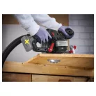 BONTOTT, ÉRTÉKCSÖKKENT ParkSide Performance PHKSAP 12 A1 SOLO X12V Brushless prémium akkus kézi körfűrész 140 mm fűrészlappal, akku és töltő nélkül, kofferben, kefementes motorral, SÉRÜLT KOFFERBEN