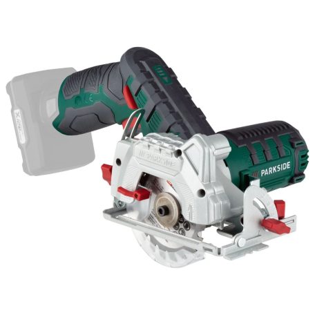 ParkSide PHKSA 12 B3 SOLO X12V akkus kézi körfűrész 85 mm fűrészlappal, akku és töltő nélkül 