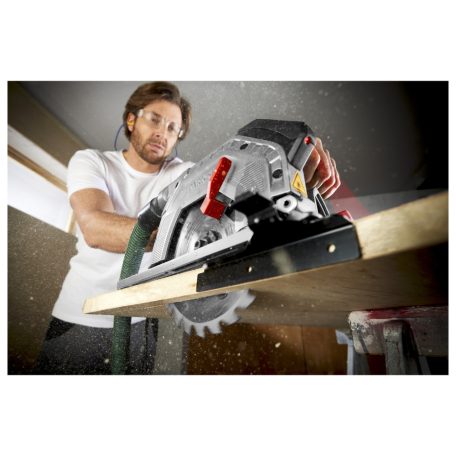 ParkSide PHKS 1350 E4 vezetékes, 1350W elektromos kézi körfűrész 2 db 190 mm fűrészlappal (24 és 48 fog)