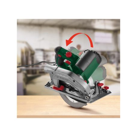 ParkSide PHKS 1350 E4 vezetékes, 1350W elektromos kézi körfűrész 2 db 190 mm fűrészlappal (24 és 48 fog)