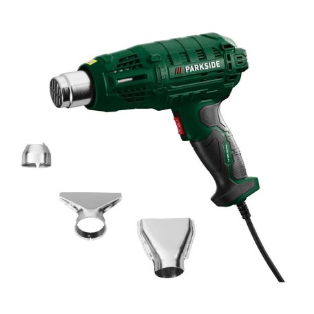 ParkSide PHLGB 2000 A1 vezetékes 2000W hőlégfúvó 3 tartozékkal 350°C, 300 liter/perc | 550 °C, 500 liter/perc