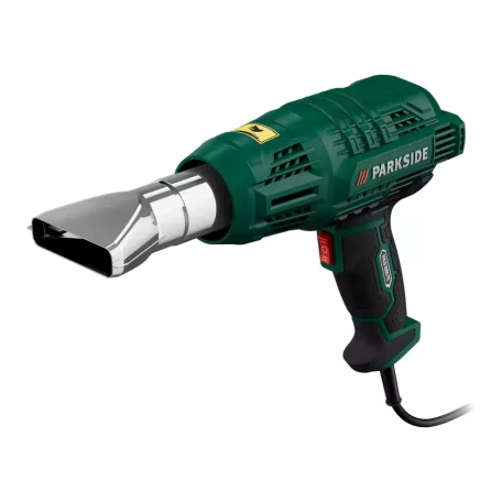 ParkSide PHLG 2000 F5 / G5 vezetékes 2000W hőlégfúvó 4 tartozékkal 350°C, 330 liter / perc | 600 °C, 500 liter/perc