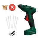 HIBÁS, működésképtelen Parkside PHPA 4 C4 beépített 4V 2Ah Li-ion akkus, vezeték nélküli mini, akkumulátoros ragasztópisztoly 6 ragasztórúddal (akkuhibás)