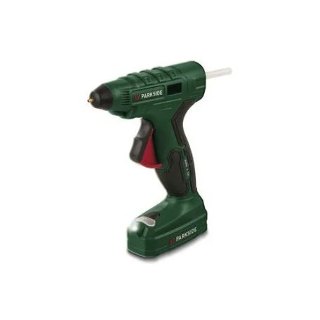 HIBÁS, működésképtelen Parkside PHPA 4 C4 beépített 4V 2Ah Li-ion akkus, vezeték nélküli mini, akkumulátoros ragasztópisztoly 6 ragasztórúddal (akkuhibás)