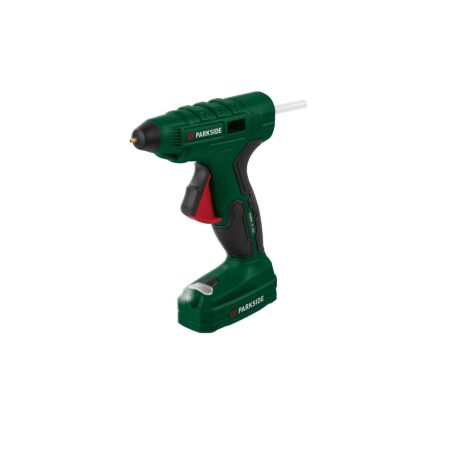 HIBÁS, működésképtelen Parkside PHPA 4 C4 beépített 4V 2Ah Li-ion akkus, vezeték nélküli mini, akkumulátoros ragasztópisztoly 6 ragasztórúddal (akkuhibás)