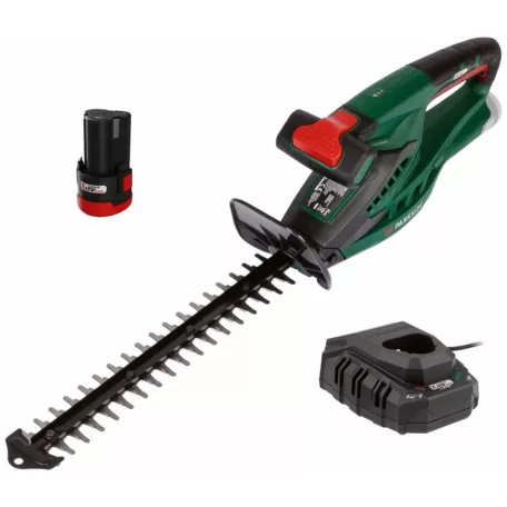 ParkSide PHSA 12 B1 X12V 12V 2Ah akkus 35 cm vezeték nélküli, akkumulátoros sövényvágó, sövénynyíró akkuval és töltővel, komplett szettben