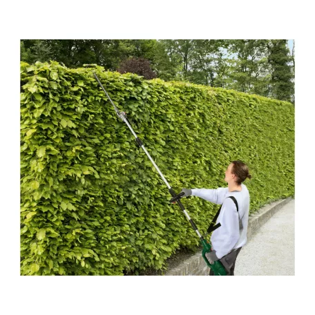 ParkSide PEHSL 710 A1 elektromos, vezetékes magassági sövényvágó, teleszkópos 710W 41 cm sövénynyíró 3.5 méter munkamagassággal