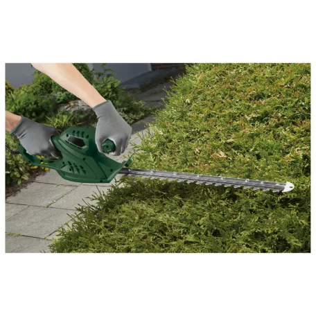 ParkSide PHS 450 A1 / PEHS 450 A1 ultrakönnyű (2.3 kg) elektromos, vezetékes 450W 46 cm sövényvágó, sövénynyíró 12 mm zöld ágvastagságig