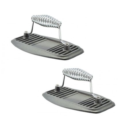 Perfect Home 12511 DUO BBQ öntöttvas mechanikus húsprés szett, 22 x 14 cm 1,4kg grill húsvasaló (2 darabos csomag)