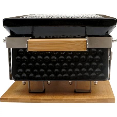 Perfect Home 16704 Hibachi Grill, prémium kerámia hordozható japán grill 39 x 22 cm sütőfelülettel, kültéri faszenes sütögetéshez 