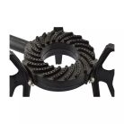 Perfekt Home GB 12 / 71094 háromlábú öntöttvas gázzsámoly, gázfőző PB gázpalackhoz 30 mBar QN 7.6 kW G30/31