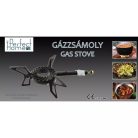 Perfekt Home GB 12 / 71094 háromlábú öntöttvas gázzsámoly, gázfőző PB gázpalackhoz 30 mBar QN 7.6 kW G30/31
