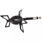 Perfekt Home GB 12 / 71094 háromlábú öntöttvas gázzsámoly, gázfőző PB gázpalackhoz 30 mBar QN 7.6 kW G30/31