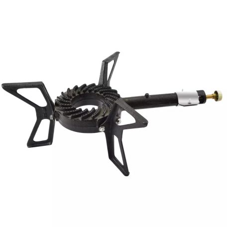 Perfekt Home GB 12 / 71094 háromlábú öntöttvas gázzsámoly, gázfőző PB gázpalackhoz 30 mBar QN 7.6 kW G30/31