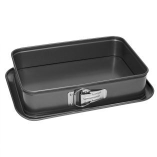   Perfect Home 390 x 275 x 80 mm szögletes csatos tepsi, sütőforma, tortaforma tálcával, tapadásmentes bevonattal (72163) 