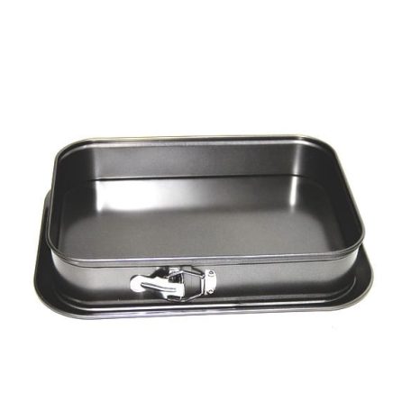 Perfect Home 390 x 275 x 80 mm szögletes csatos tepsi, sütőforma, tortaforma tálcával, tapadásmentes bevonattal (72163) 
