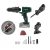 ParkSide PKGA 20-Li C2 SOLO Cordless Multi-Tool X20V akkus 3 az 1-ben multifunkciós szerszámgép (fúró, fűrész, csiszoló), kombinált készülék akku és töltő nélkül