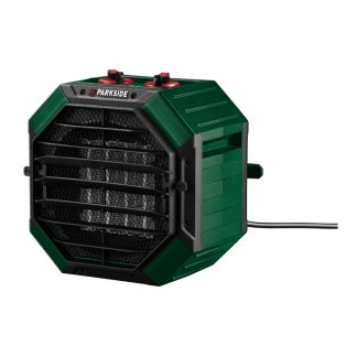   ParkSide PKH 2000 D2 PTC 2kW elektromos kerámia hősugárzó kocka, fűtőventilátor, hőlégfúvó termosztáttal 1100W / 2000W IP20