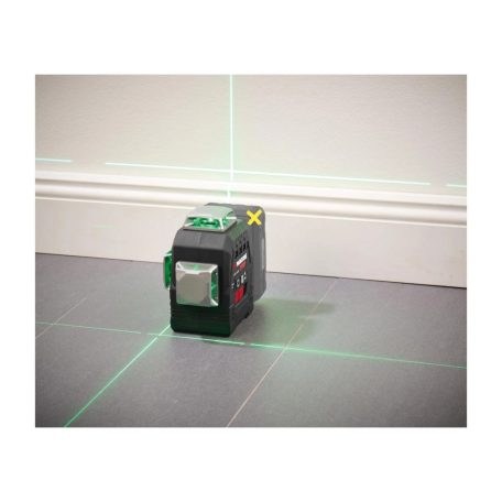 ParkSide Performance PKLLP 3360 A1 SOLO 3 x 360° Crossline Laser, cserélhető X20V 20V akkus, keresztvonalas lézer szintező fali konzollal, kofferben, akku és töltő nélkül