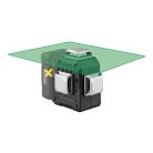 ParkSide Performance PKLLP 3360 A1 SOLO 3 x 360° Crossline Laser, cserélhető X20V 20V akkus, keresztvonalas lézer szintező fali konzollal, kofferben, akku és töltő nélkül