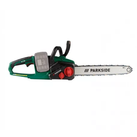 ParkSide PKSA 40-Li B2 ECO 38 cm 40V akkus, akkumulátoros láncfűrész 2 x 20V 4Ah akkuval és szimpla töltővel