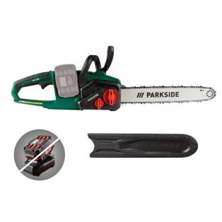   ParkSide PKSA 40-Li B2 SOLO 38 cm 40V dupla akkus fűrész, akkumulátoros láncfűrész, akku és töltő nélkül 