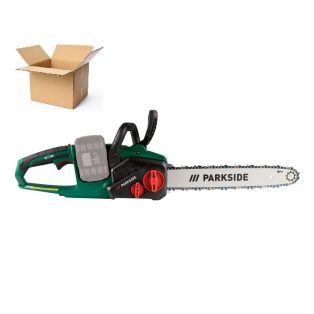   HASZNÁLT ParkSide PKSA 40-Li B2 SOLO 38 cm 40V dupla akkus fűrész, akkumulátoros láncfűrész, akku és töltő nélkül 