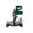 ParkSide PKS 1500 C4 1500W 210mm bütüző és gérvágó fűrész, fejező- és csapfűrész lézeres vezetővel és porelszívó adapterrel