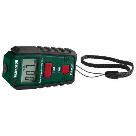 ParkSide PLDM A1 rétegvastagság mérő, Lakkvastagság-mérő, lakkréteg és festékréteg mérő készülék 0 - 2.2 mm