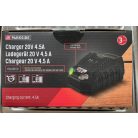  ParkSide PLG 20 C3 X20V Team hálózati töltő, akkutöltő 4.5A 120W (PAP 20 A1 / A2 / A3 / B1 / B2 / B3 / PAPS 204 A1 / PAPS 208 A1 akkukhoz)