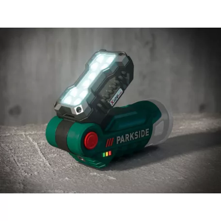 ParkSide PLLA 12 B2 SOLO 12V akkus LED munkalámpa 480 lm 6500K Cordless LED Work Light X12V Team