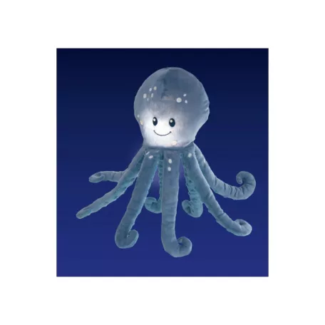 lupilu / PlayTive Octopus világító plüss polip hangulatvilágítás, plüss játék és LED-es éjszakai irányfény lámpa szundi funkcióval, 0 hónapos kortól