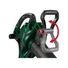 ParkSide PELSB 3000 A1 elektromos (vezetékes) 3000W szabályozható fordulatú lombszívó / lombfúvó / 1:16 mulcsoló 55 literes gyűjtőzsákkal (ParkSide PLS 3000 A1 utódja)