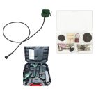 ParkSide PMBSA 20-Li A1 SOLO 20V akkus mini modellező, modellépítő készlet, PMW 32 A1 multifunkciós fanelfúró és PWS 50 A1 sarokcsiszoló, 32 tartozékkal kofferben