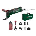 ParkSide PMFW 310 I6 elektromos 310W multifunkciós szerszámgép, 5 az 1-ben oszcillációs rezgő multiszerszám kofferben, tartozékokkal (fűrészel, vág, hántol és csiszol)