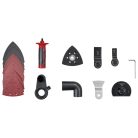 ParkSide PMFW 310 I6 elektromos 310W multifunkciós szerszámgép, 5 az 1-ben oszcillációs rezgő multiszerszám kofferben, tartozékokkal (fűrészel, vág, hántol és csiszol)